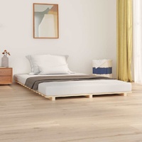 Bed Frame without Mattress 150x200 cm Solid Wood Pine