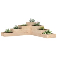 Garden Planter 4-Tier 106x104.5x36 cm Solid Wood Pine