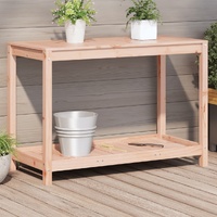 Potting Table with Shelf 108x50x75 cm Solid Wood Douglas