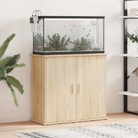 Aquarium Stand Sonoma Oak 81x36x73 cm Engineered Wood