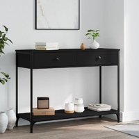 Console Table Black 100x34.5x75 cm Engineered Wood