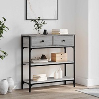 Console Table Grey Sonoma 72.5x25x75 cm Engineered Wood
