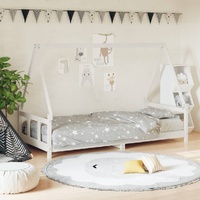 Kids Bed Frame White 90x190 cm Solid Wood Pine