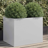 Planter Silver 62x47x46 cm Galvanised Steel