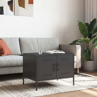 Coffee Table Black 68x50x50.5 cm Steel
