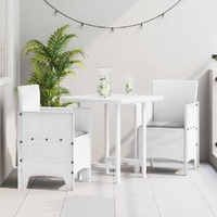 Garden Chair 2 pcs White 53 x 49 x 85 cm Polypropylene