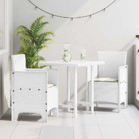 Garden Chair 2 pcs White 53 x 49 x 85 cm Polypropylene