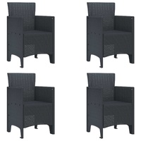 Garden Chair 4 pcs Anthracite 53 x 49 x 85 cm Polypropylene