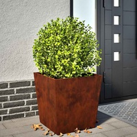 Garden Planter 50x50x50 cm Weathering Steel
