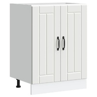 Sink Base Cabinet Lucca White Engineered Wood