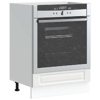Oven Cabinet Porto White Engineered Wood