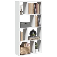 Bookcase White 60x20x120.5 cm Engineered Wood