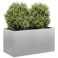 Planter 80x40x40 cm Galvanised Steel