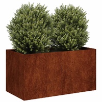 Planter Rusty 80x40x40 cm Weathering Steel