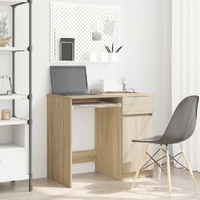 Desk Sonoma Oak 86x49x76 cm Engineered Wood