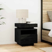 Bedside Cabinet Black Oak 40 x 39 x 48,5 cm Engineered wood