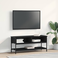TV Cabinet Set Black Oak 100 x 35 x 45 cm Engineered Wood