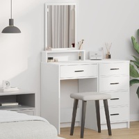 Dressing Table White 50 x 41 x 140 cm Engineered Wood