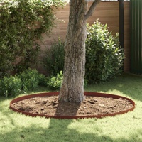 Lawn Edging 4 pcs Rusty 450 x 0.05 x 10 cm Weathering Steel