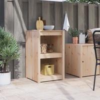 Kitchen Cabinet with Shelf MEPPEL Brown Oak 55 x 55 x 92 cm