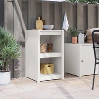 Kitchen Cabinet MEPPEL White 55 x 55 x 92 cm Solid Pine Wood