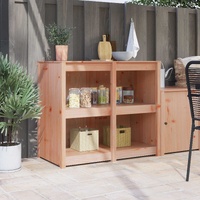 Kitchen Cabinet with Shelf MEPPEL Brown Oak 106 x 55 x 92 cm