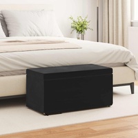 Stool Black 81 x 41 x 40 cm Velvet and Engineered Wood