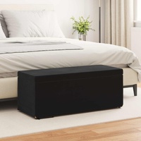 Stool Black 101 x 41 x 40 cm Velvet and Engineered Wood