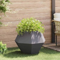 Planter Black 75 x 75 x 60 cm Steel
