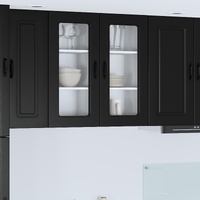 Dishwasher Panel Kalmar Black 40 x 31 x 80 cm Engineered Wood