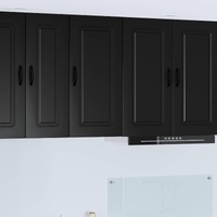 Dishwasher Panel Kalmar Black 40 x 31 x 80 cm Engineered Wood