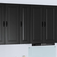 Dishwasher Panel Kalmar Black 30 x 31 x 100 cm Engineered Wood