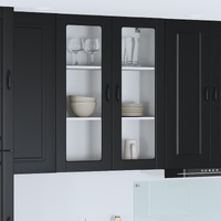 Dishwasher Panel Kalmar Black 80 x 31 x 100 cm Engineered Wood