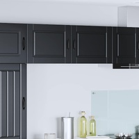 Wall Cabinet PORTO 2 pcs Black 50 x 31 x 40 cm Engineered Wood