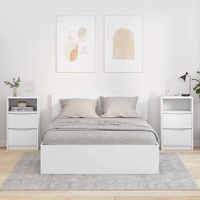 Bedside Tables 2 pcs White 40 x 30 x 467 cm Engineered Wood