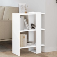 Bookshelf White 52 x 25 x 71.5 cm Engineered Wood