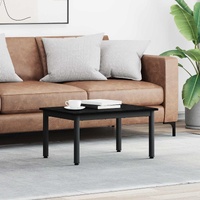 Coffee Table Black Oak 70 x 50 x 36 cm Engineered Wood