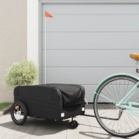 Bike Trailer Black 45 kg Iron