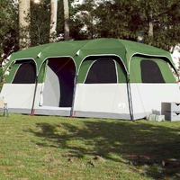 Family Tent Cabin 10-Person Green Waterproof