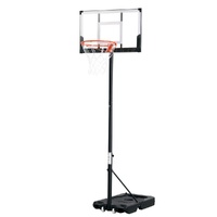 Everfit 3.05M Basketball Hoop Stand System Portable Height Adjustable w/ Knob