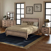 Seashore Silver Brush 4 Pcs King Bedroom DRS Suite