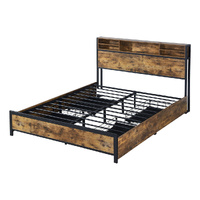 Levede bed frame double
