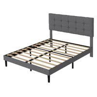Levede Bed Frame Upholstered Platform Mattress Base Queen