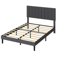 Levede Bed Frame Upholstered Platform Mattress Base Queen