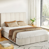 Bed Frame Queen Size Beige
