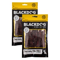 Blackdog Dog Treats Duck Jerkey 120g x2