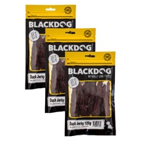Blackdog Dog Treats Duck Jerkey 120g x3