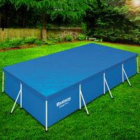 Pool Cover Fits 4.04x2.12m Above Ground Swimming Pool PE Blanket