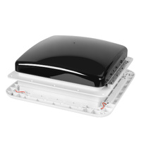  Caravan Roof  Vent Hatch RV Shower Air Exhaust 12V Fan LED Light Trailer