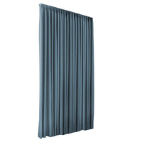  2XBlockout Curtains Chenille 240x250 Blue